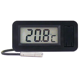 TPM30 - czarny, Termometr elektroniczny z wyświetlaczem LCD