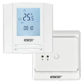 TC320RS, Bezprzewodowy termostat elektroniczny z programatorem i odbiornikiem radiowym