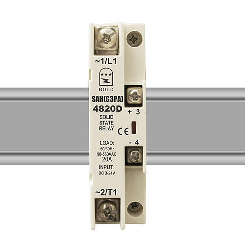 SAH4820D Przekaźnik jednofazowy na szynę DIN