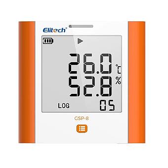 GSP-8, Rejestrator temperatury i wilgotności z wyświetlaczem LCD.