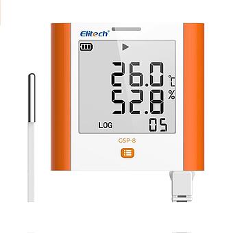 GSP-8PE, Rejestrator temperatury i wilgotności z wyświetlaczem LCD.