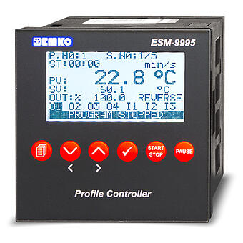 ESM9995, Zawansowany regulator procesowy z krzywą grzania