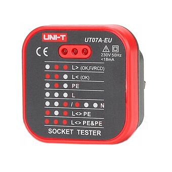 UT07A, Tester gniazdek sieciowych 230V