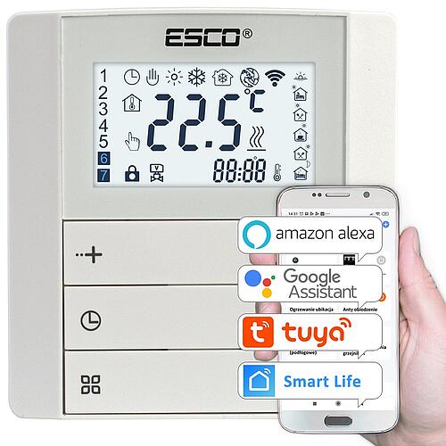 TC-410 WiFi termostat tygodniowy WiFi