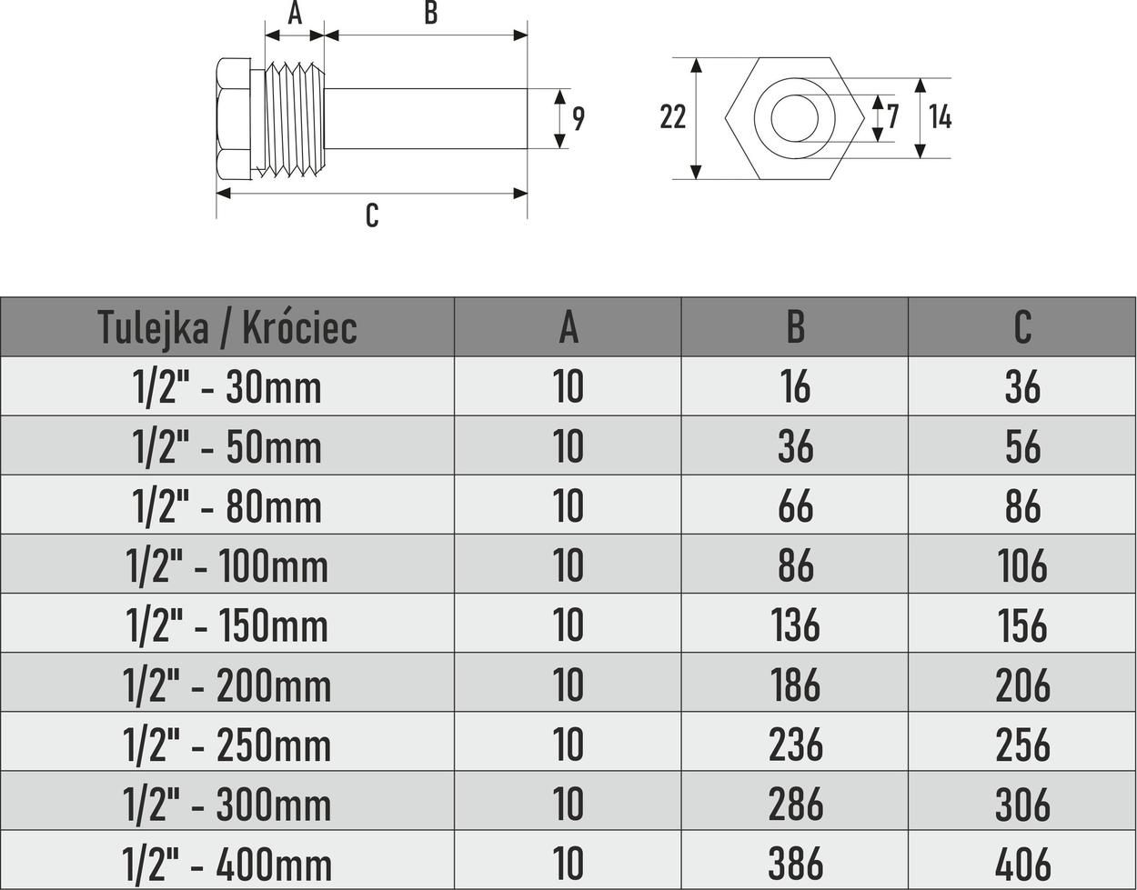 PG+króciec AISI-G1/2