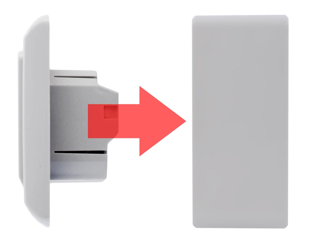 Puszka natynkowego montażu termostatów pokojowych